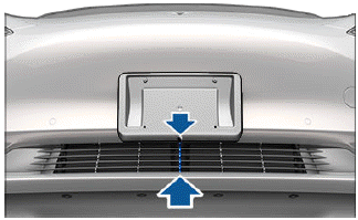 Installing Front License Plate Bracket