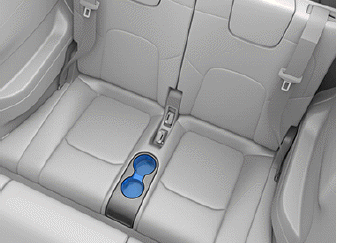 Third Row Cup Holders (7-seat models only)