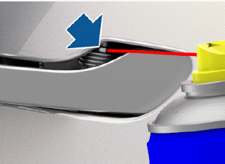 Applying WD-40 to Door Handle Pivot Pins